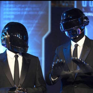 Daft Punk à Hollywood à la première du film "Tron" en 2010.