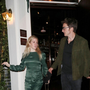 Exclusif - Ellie Goulding et son mari Caspar Jopling ont dîné au restaurant Casa Cruz avec la princesse Eugenie d'York et son mari Jack Brooksbank à Londres le 9 juillet 2020.