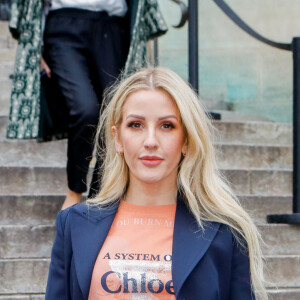 Ellie Goulding arrive au défilé de mode prêt-à-porter "Chloé" automne-hiver 2020/2021 lors de la semaine de la mode à Paris, France, le 27 février 2020. © Veeren-Clovix/Bestimage