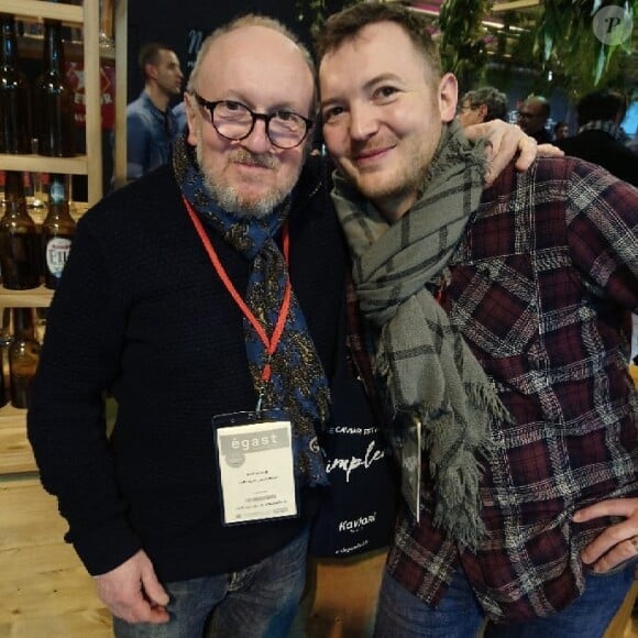 Lucien Keff pose avec son père Marcel sur le compte Instagram de leur restaurant La Lorraine. En mars 2018.