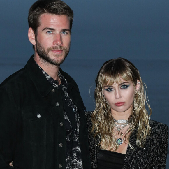 Liam Hemsworth, Miley Cyrus - Photocall - Saint Laurent présente sa collection homme printemps-été 2020 à Malibu.