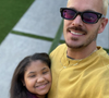 M.Pokora et Violet sur Instagram.