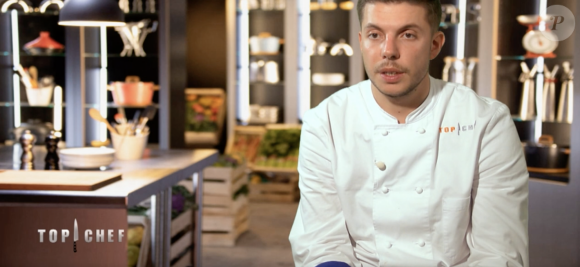 Matthias dans le quatrième épisode de "Top Chef 2021" sur M6.