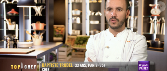 Baptiste dans le quatrième épisode de "Top Chef 2021" sur M6.