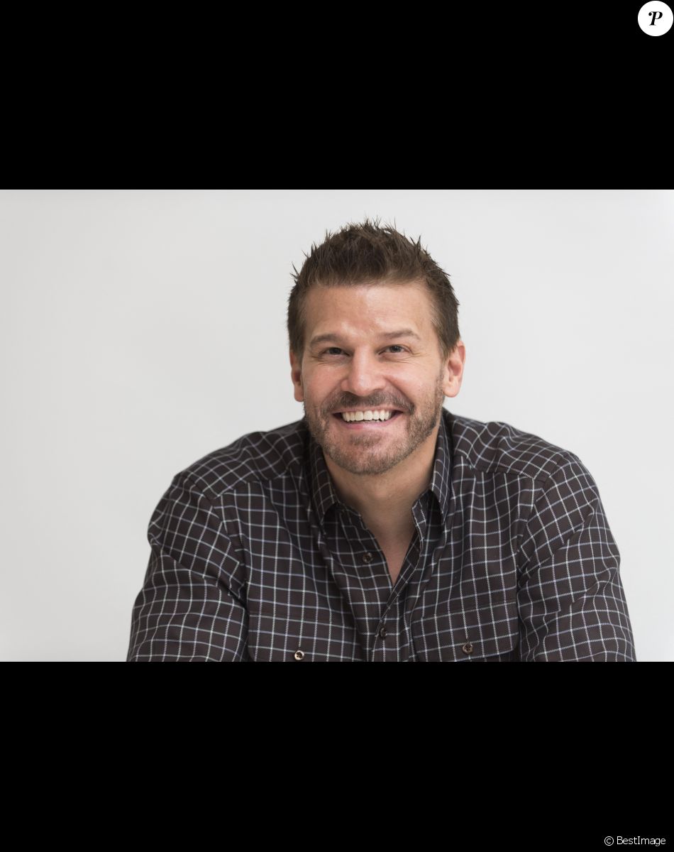 David Boreanaz en conférence de presse pour l'émission de télévision "SEAL Team" à Beverly Hills. Le 11 octobre 2017