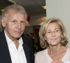 Patrick Poivre d'Arvor et Claire Chazal - 11e édition du "BGC Charity Day" à Paris.