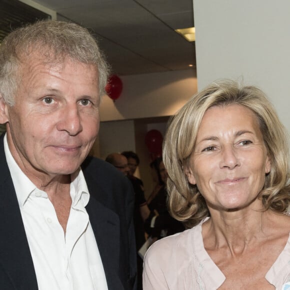 Patrick Poivre d'Arvor et Claire Chazal - 11e édition du "BGC Charity Day" à Paris.
