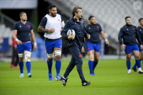 Fabien Galthie lors du match de rugby France - Pays de Galles. © JB Autissier /Panoramic/Bestimage