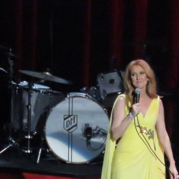 Céline Dion au Caesars Palace à Las Vegas le 23 février 2016.
