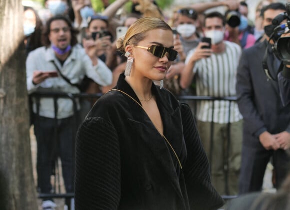 Rita Ora - Arrivées au défilé Fendi lors de la Fashion Week de Milan le 23 septembre 2020.