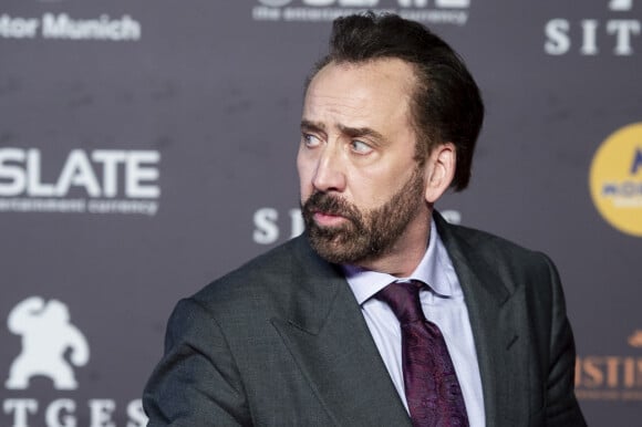 Nicolas Cage à la première du film "Mandy" lors du 51ème Festival International du Film Fantastique de Sitges. Le 6 octobre 2018
