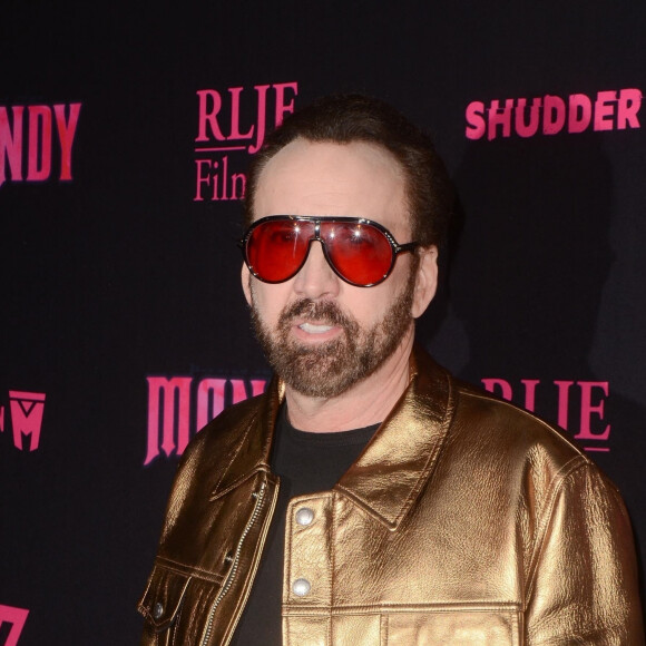 Nicolas Cage à la projection de 'Mandy' au théâtre Egyptien à Hollywood, le 11 septembre 2018 