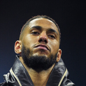 Tony Yoka a battu le Belge Joël Tambwe Djeko par abandon pendant le douzième round pour le titre vacant de l'Union Européenne des lourds à la H Arena de Nantes, France, le 5 mars 2021. © Federico Pestellini/Panoramic/Bestimage 