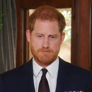 Le prince Harry fait une déclaration à l'occasion du festival " 2020 Stand Up for Heroes Comedy" le 19 novembre 2020.