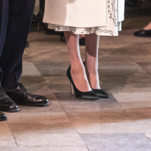 Kate Middleton, duchesse de Cambridge, le prince William, duc de Cambridge, le prince Harry, duc de Sussex, Meghan Markle, enceinte, duchesse de Sussex, le prince Charles, prince de Galles lors de la messe en l'honneur de la journée du Commonwealth à l'abbaye de Westminster à Londres le 11 mars 2019. 