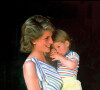 Archives - Diana et le prince Harry à Palma de Majorque en 1986
