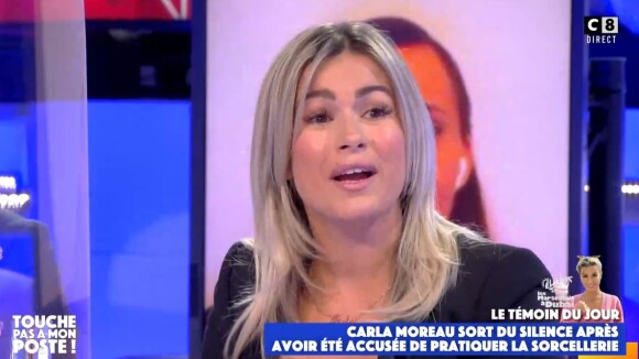 Carla Moreau dans "Touche pas à mon poste", sur C8
