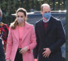 Kate Middleton et le prince William en sortie dans une école près de Londres.