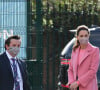 Kate Middleton et le prince William en sortie dans une école près de Londres, le 11 mars 2021.