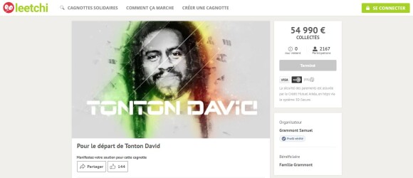 La cagnotte des enfants de Tonton David a rapporté 54 990 euros.