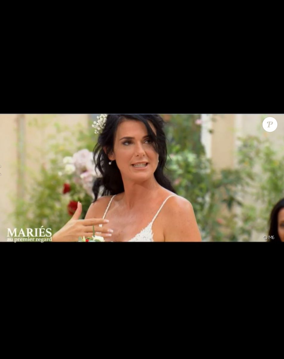 Mariage de Cécile et Alain dans "Mariés au premier regard 2021", le 15 mars, sur M6