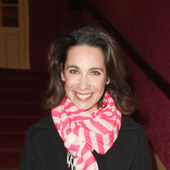 Semi-exclusif - Marie Fugain - People à la générale du woman show "Vive Demain !" de Michèle Bernier au théâtre des Variétés à Paris le 28 janvier 2019. © Coadic Guirec/Bestimage