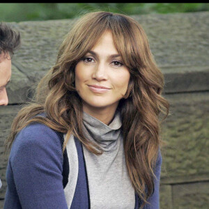 Jennifer Lopez et Alex O'Loughlin sur le tournage du film Le Plan B à New York.