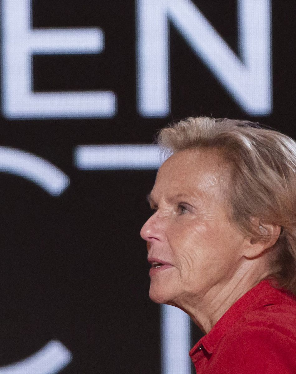 Exclusif - Christine Ockrent - Enregistrement de l'émission "On Est En Direct" (OEED), présentée par L.Ruquier, diffusée sur France 2 le 31 octobre 2020 © Jack Tribeca / Bestimage