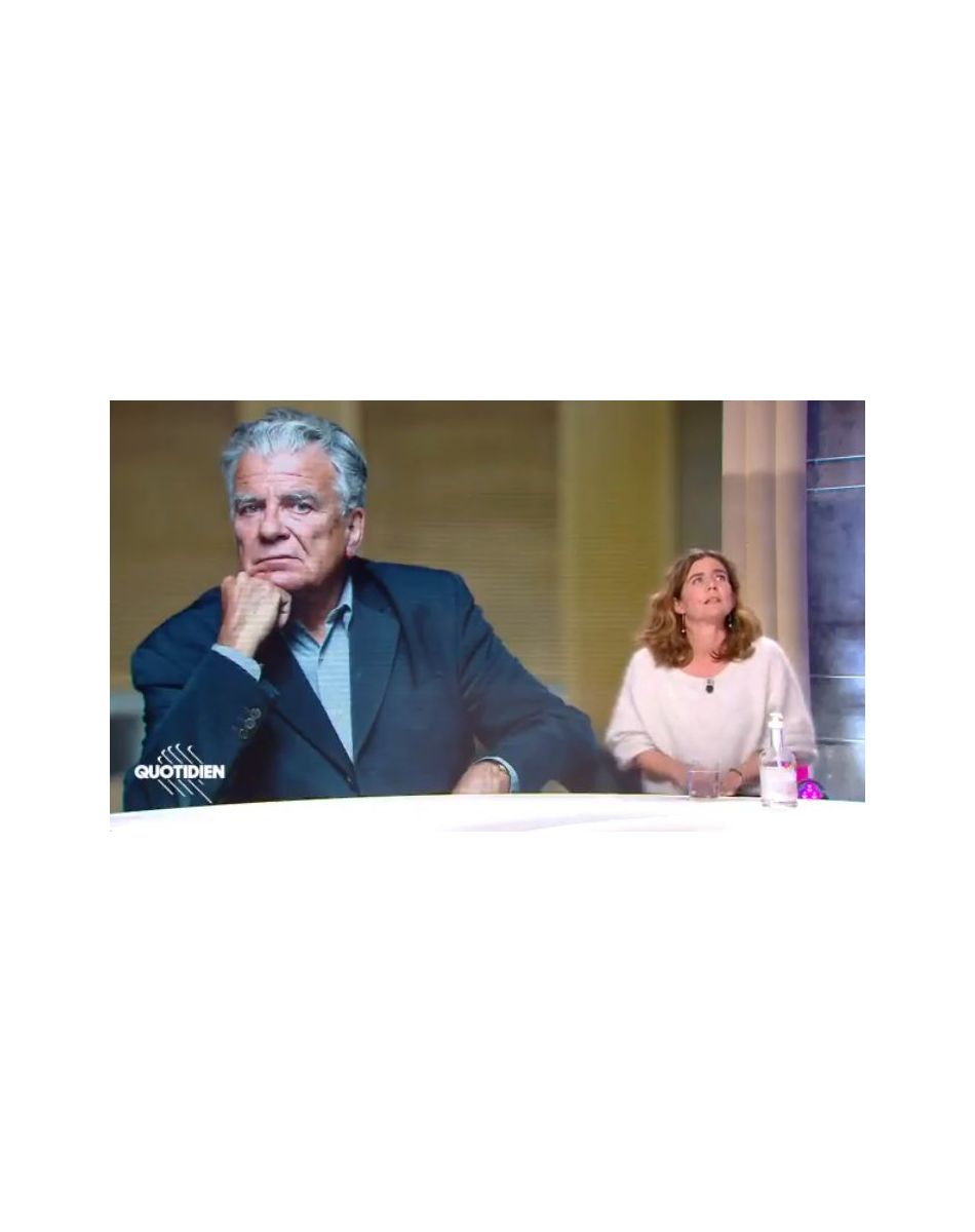 Camille Kouchner sur le plateau de Quotidien sur TMC.