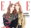 Isabelle Huppert et sa fille Lolita Chammah en couvertue du magazine "ELLE".