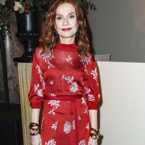 Isabelle Huppert lors de la soirée de gala de la 18ème édition du "Dîner de la mode du Sidaction" au Pavillon Cambon Capucines - Potel et Chabot à Paris, France, le 23 janvier 2020. © Olivier Borde/Bestimage 