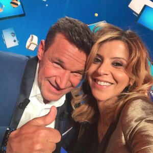 Najoua Belyzel et Benjamin Castaldi sur le plateau de l'émission TPMP. Le 22 mars 2019.