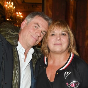 Bruno Gaccio et Michèle Bernier - People à la générale du woman show "Vive Demain !" de Michèle Bernier au théâtre des Variétés à Paris. © Coadic Guirec/Bestimage