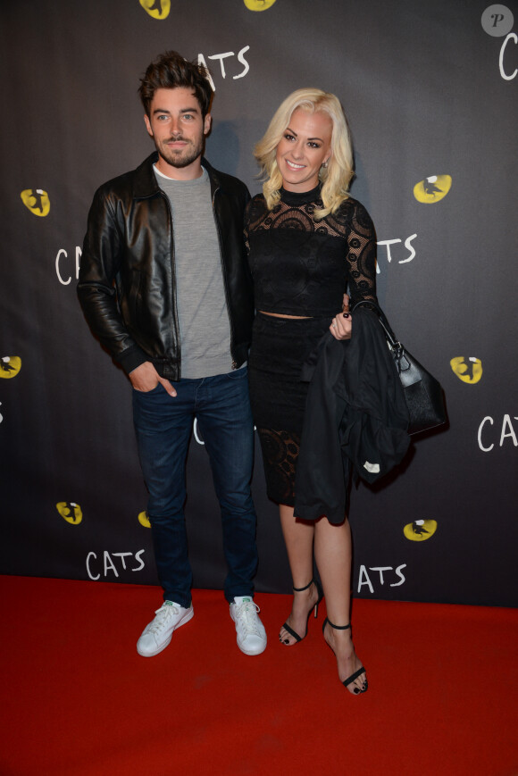 Katrina Patchett et son compagnon Valentin D'Hoore - Première de la comédie musicale "Cats" au théâtre Mogador à Paris, le 1er octobre 2015.