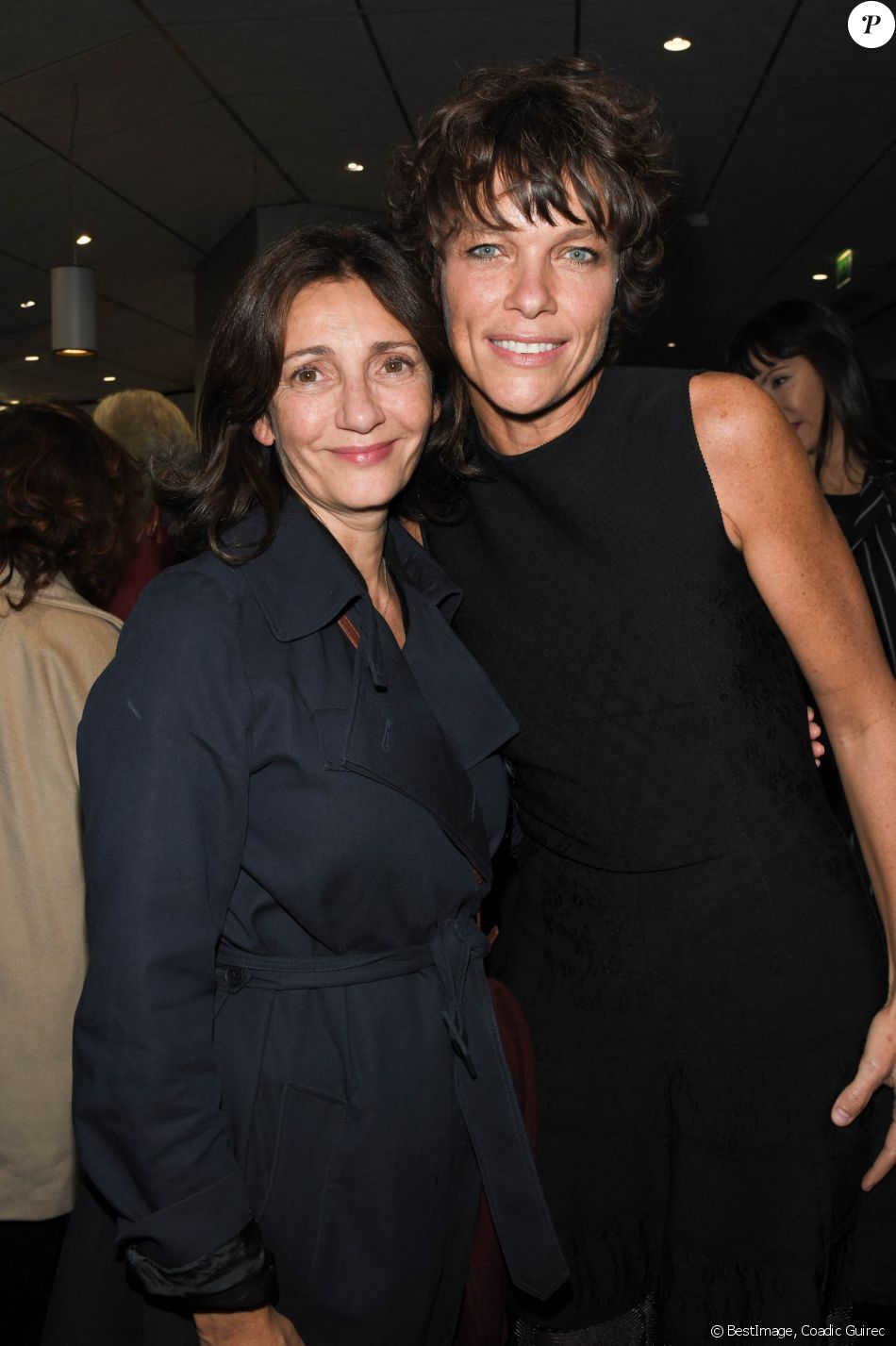 Valérie Karsenti et Anne Le Nen - Générale du nouveau spectacle "Muriel Robin et Pof !" au Palais des Sports à Paris le 3 octobre 2019. © Coadic Guirec/Bestimage