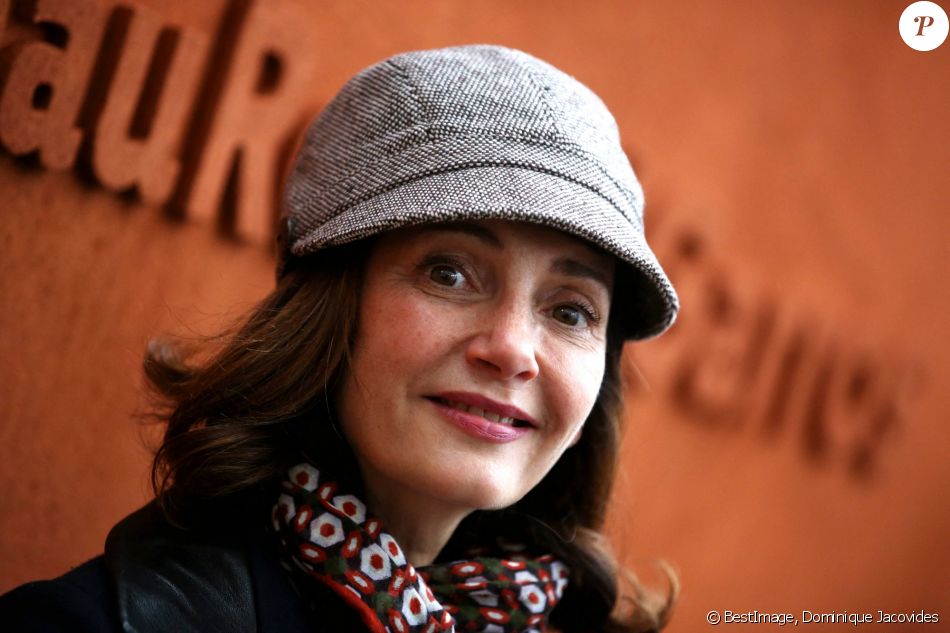 Valérie Karsenti - People au village des internationaux de France de tennis à Roland Garros à Paris. © Dominique Jacovides / Bestimage