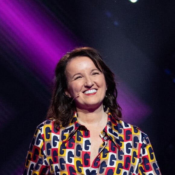 Exclusif - Anne Roumanoff - Enregistrement de l'émission "Le grand show de l'humour - Les 50 comiques préférés des français 2020" au Palais des Sports de Paris, qui sera diffusée le 22 février sur France 2. Le 10 février 2020 © Cyril Moreau / Bestimage