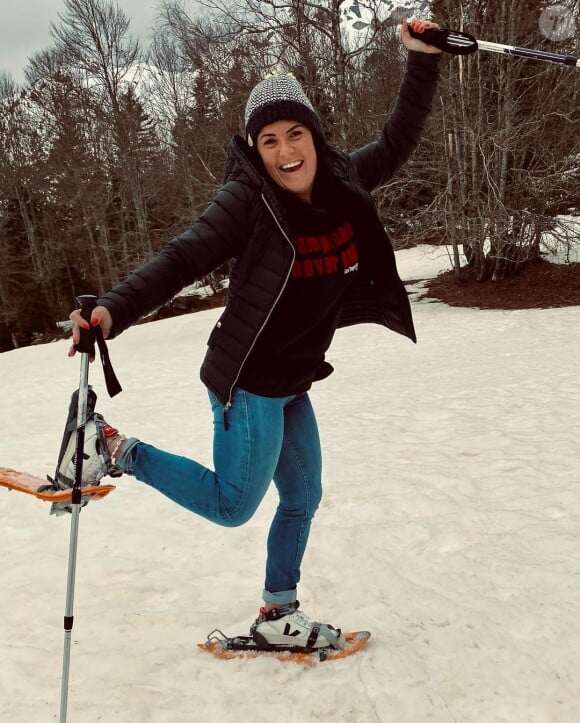 Sonia de "Mariés au premier regard" au ski, février 2021
