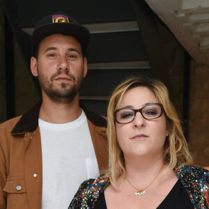 Marilou Berry et son compagnon Alexis - Soirée de lancement de l'appareil photo Instax SQ6 de Fujifilm à l'Instax Square House à Paris le 24 mai 2018. © Giancarlo Gorassini/Bestimage