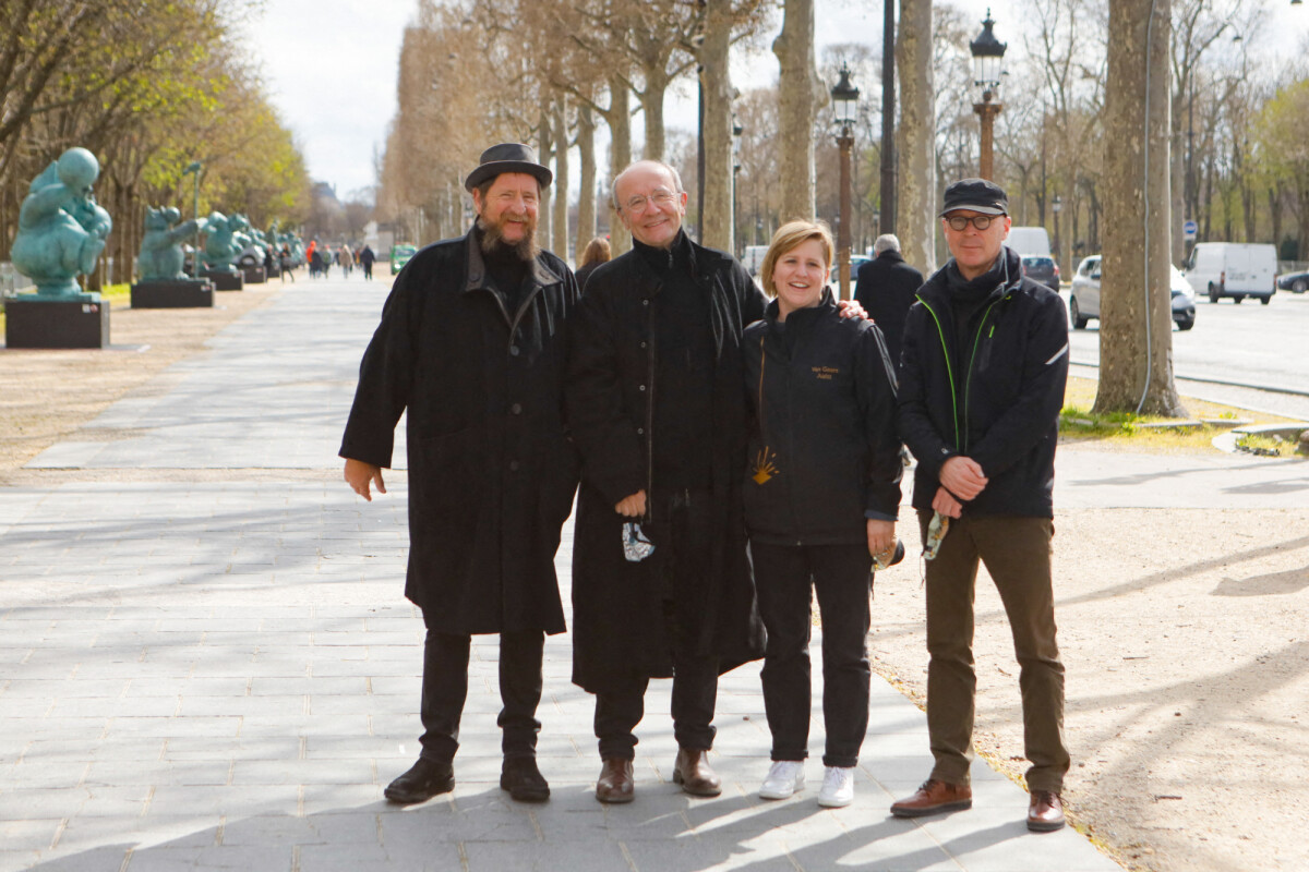 Photo Philippe Geluck Et Son Quipe Philippe Geluck Inaugure Son Exposition De Vingt