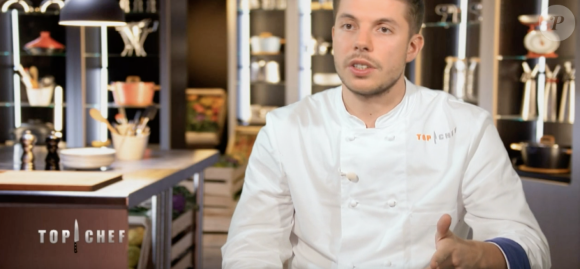 Matthias dans "Top Chef 2021", sur M6.