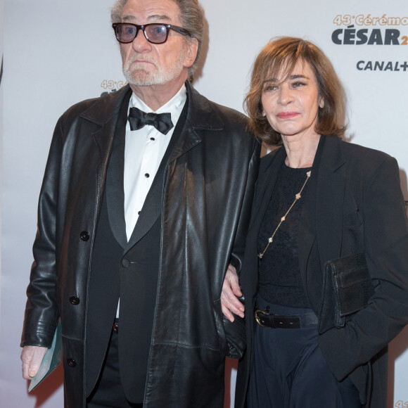 Eddy Mitchell, Muriel Bailleul - Arrivées lors de la 43ème cérémonie des Cesar à la salle Pleyel à Paris, le 2 mars 2018. © Dominique Jacovides - Olivier Borde / Bestimage