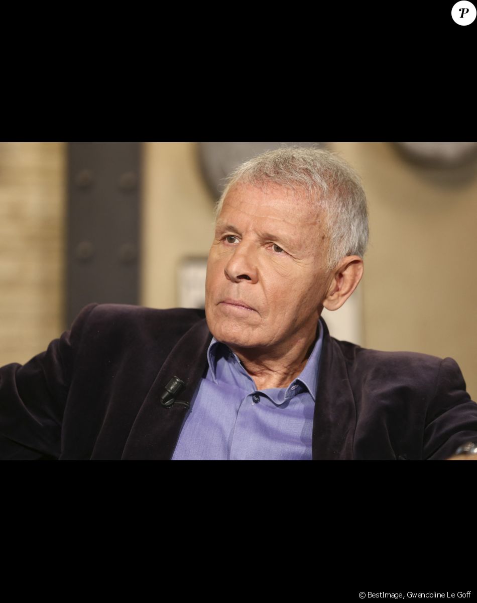 Patrick Poivre d'Arvor lors de l'enregistrement de l'émission Rembob'INA à Paris. © Gwendoline Le Goff / Panoramic / Bestimage