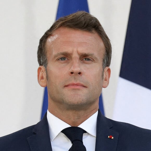 Le président français Emmanuel Macron lors de son discours aux armées, à l'hôtel de Brienne, Paris, France, le 13 juillet 2020. © Stéphane Lemouton / Bestimage