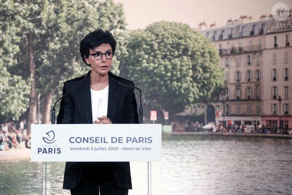 Rachida Dati membre du parti Les Republicains (LR) et ancienne candidate aux élections municipales de Paris 2020. © Stéphane Lemouton/Bestimage