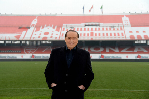 Silvio Berlusconi lors d'une conférence de presse à Monza, Italie, le 18 février 2021. © Imago/Panoramic/Bestimage