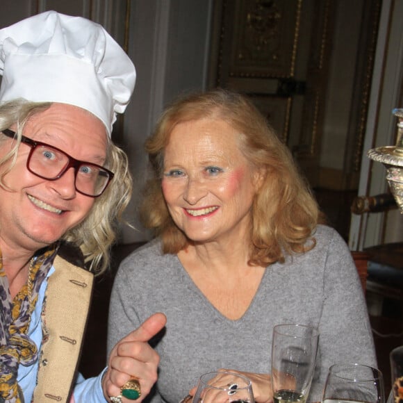 Exclusif - Pierre-Jean Chalençon, Katia Tchenko lors d'un dîner au Palais Vivienne à Paris le 9 décembre 2020. © Baldini / Bestimage