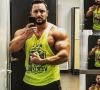 Cyril André, alias Mister Boo, montre ses muscles à ses abonnés, sur Instagram, le 30 août 2019.