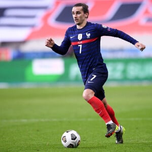 Antoine Griezmann pendant les éliminatoires de la Coupe du monde. © Philippe Lecoeur / Panoramic / Bestimage