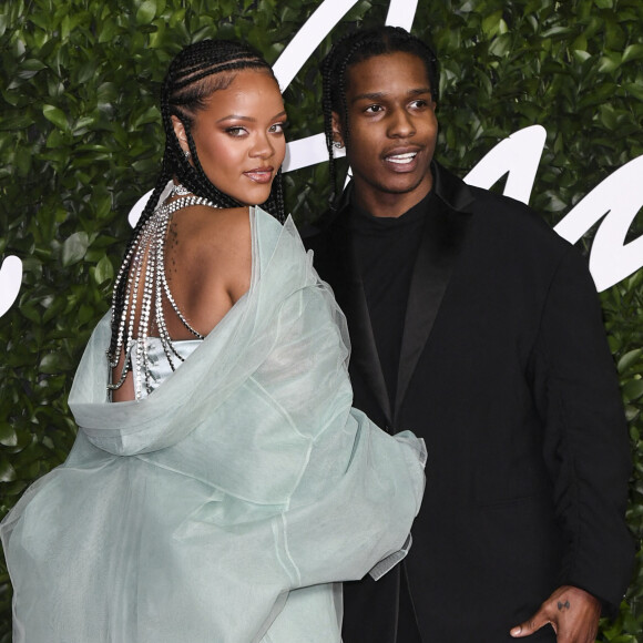 ASAP Rocky, Rihanna - Les célébrités assistent à la cérémonie des "Fashion Awards" au Royal Albert Hall à Londres.